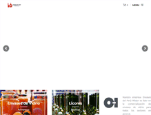 Tablet Screenshot of envasesdelperu.com